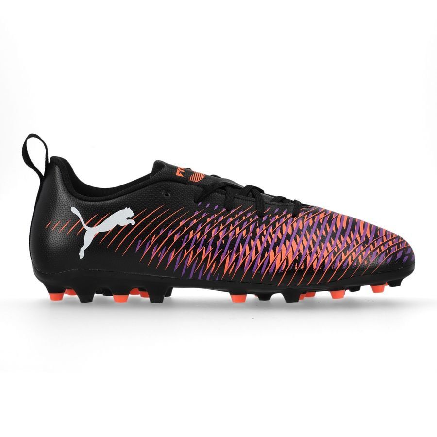 PUMA Future 8 Play MG Unlimited - Noir/Blanc/Glowing Red Enfant
