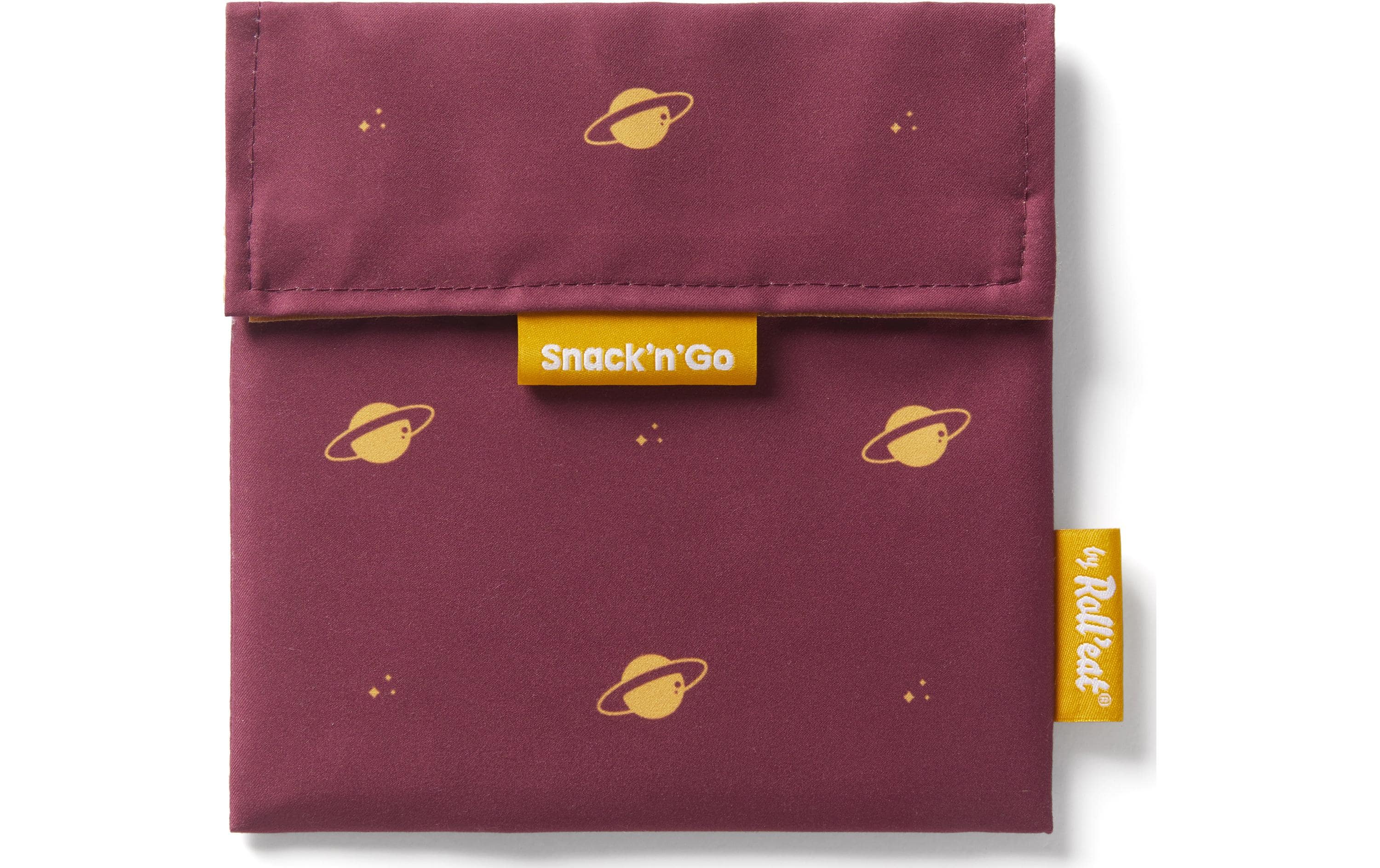 Lunchbeutel SnacknGo Icons Saturn RotLunchsack aus Bio-Baumwolle