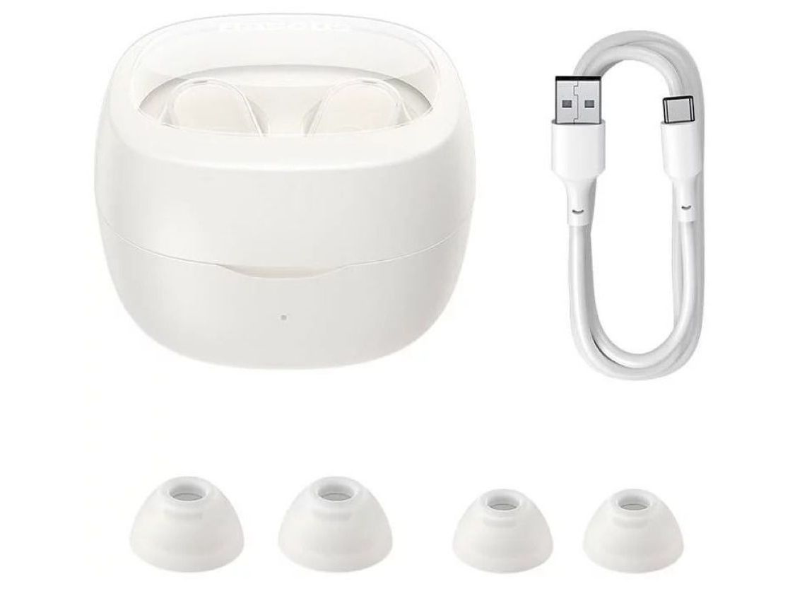 AURICULARES BASEUS BOWIE WM02 TWS BRANCO C/CAIXA
