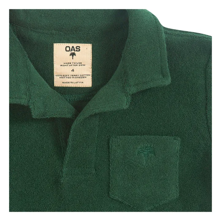 OAS Polo Eponge | Vert sapin