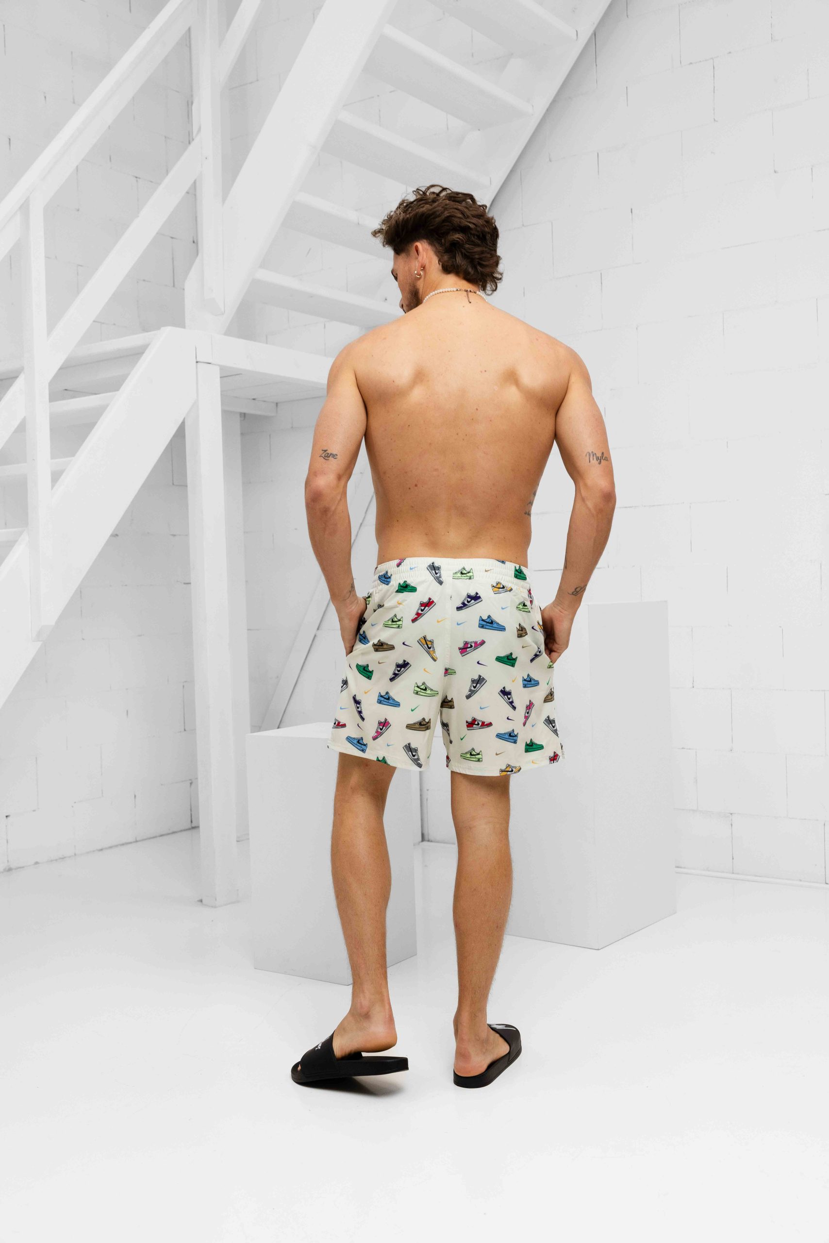 Nike Swim Sneakers Zwembroek Heren Lichtgroen
