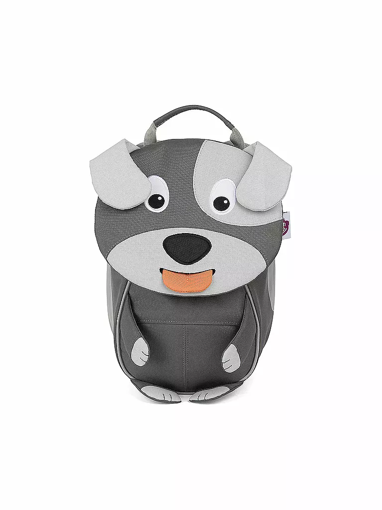 AFFENZAHN Kinder Rucksack Kleiner Freund - Hund grau