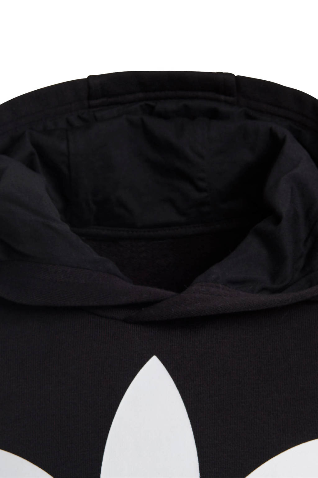 adidas hoodie Trefoil zwart/wit