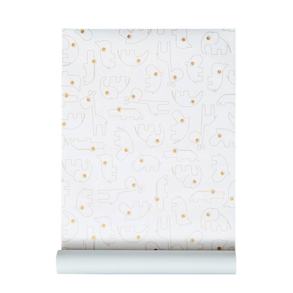 behang wit/goud( cm)