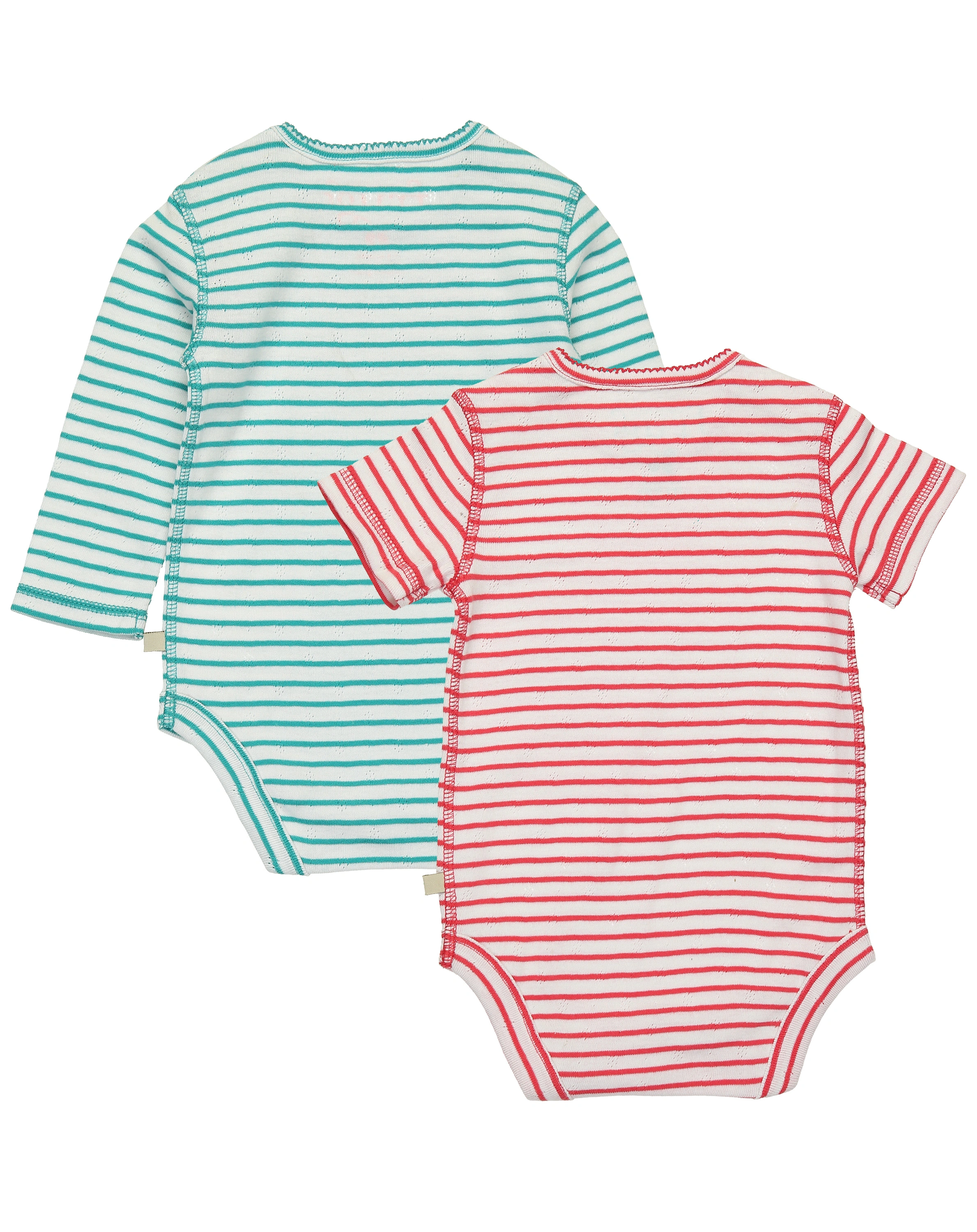 Body POINTELLE 2er Pack gestreift in blau/pink