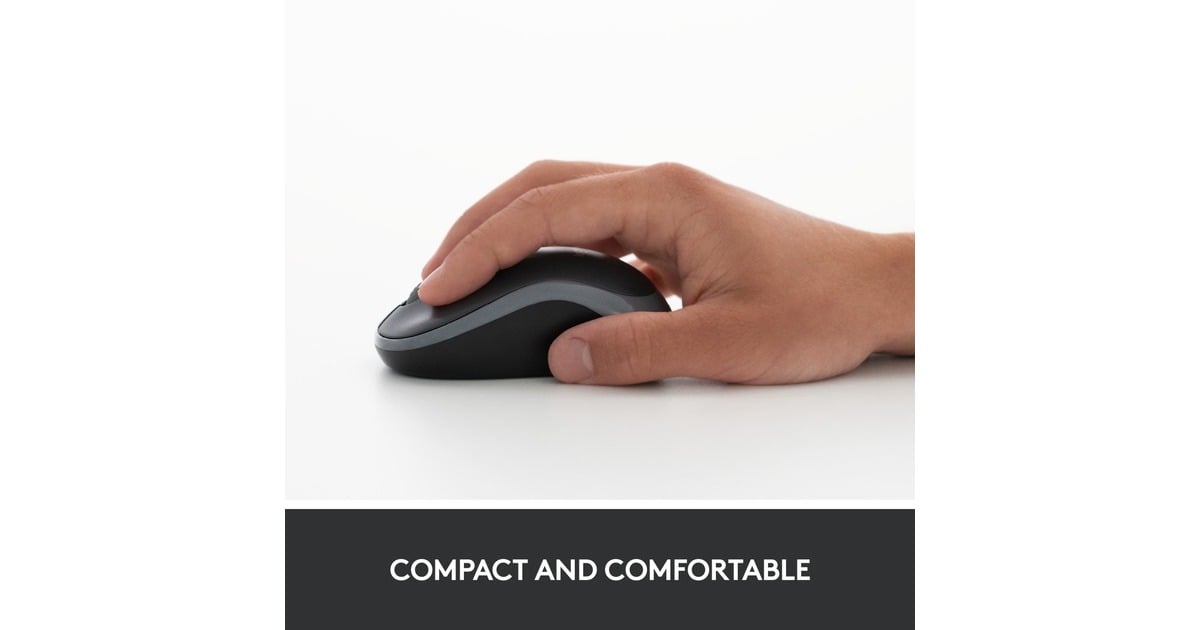 LogitechWireless Mouse M185  (Grijs, Retail)