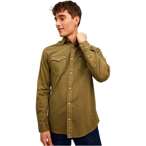 Jack & Jones - CAMISA VAQUERA HOMBRE JACK & JONES 12138115 Verde