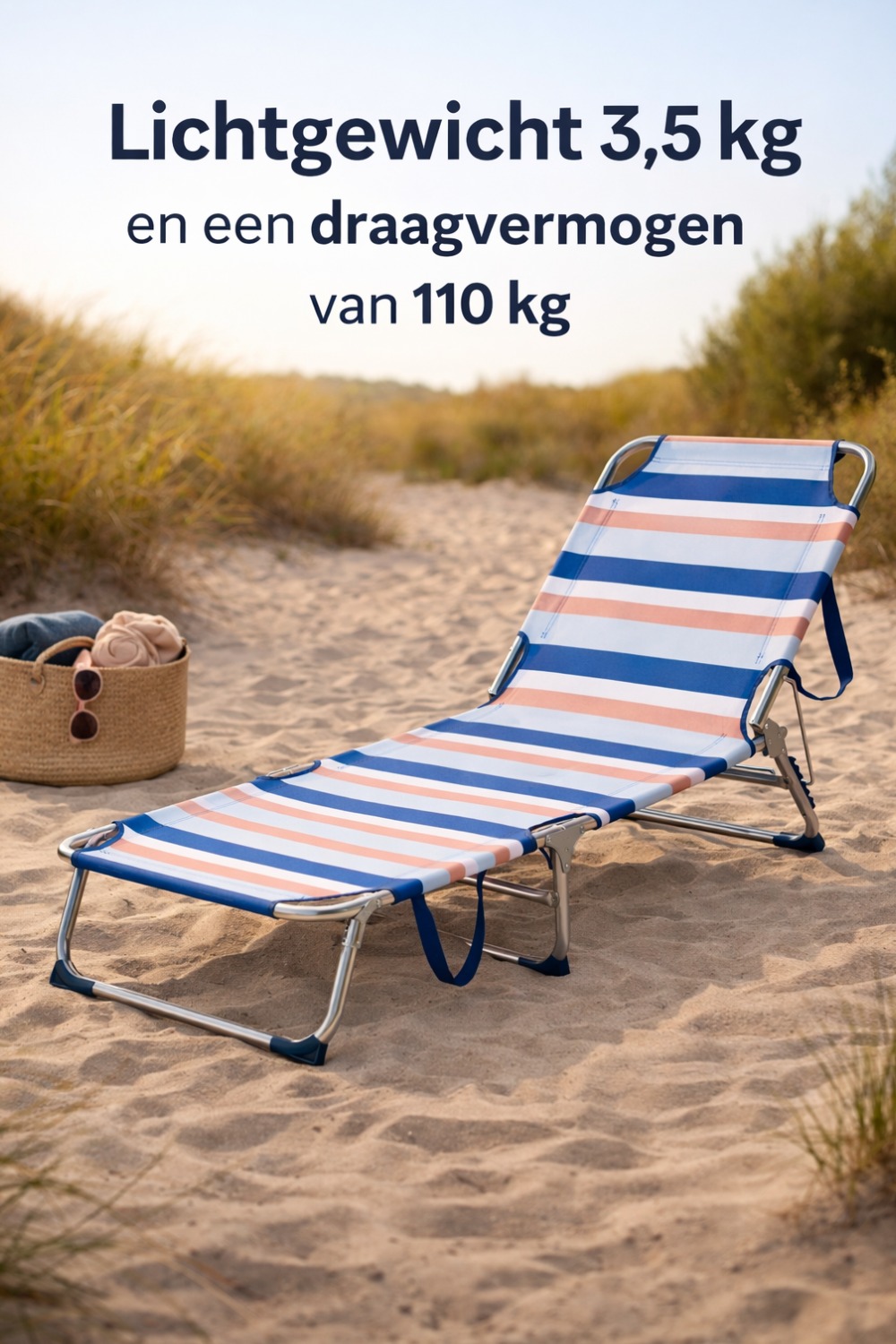 HEM aluminium opvouwbaar ligbed - Blue