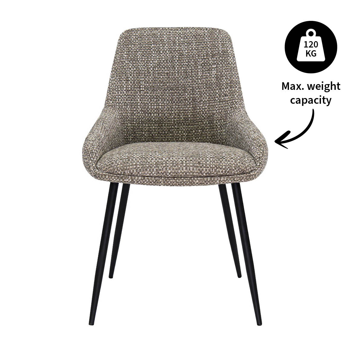 Eetkamerstoel Niko beige