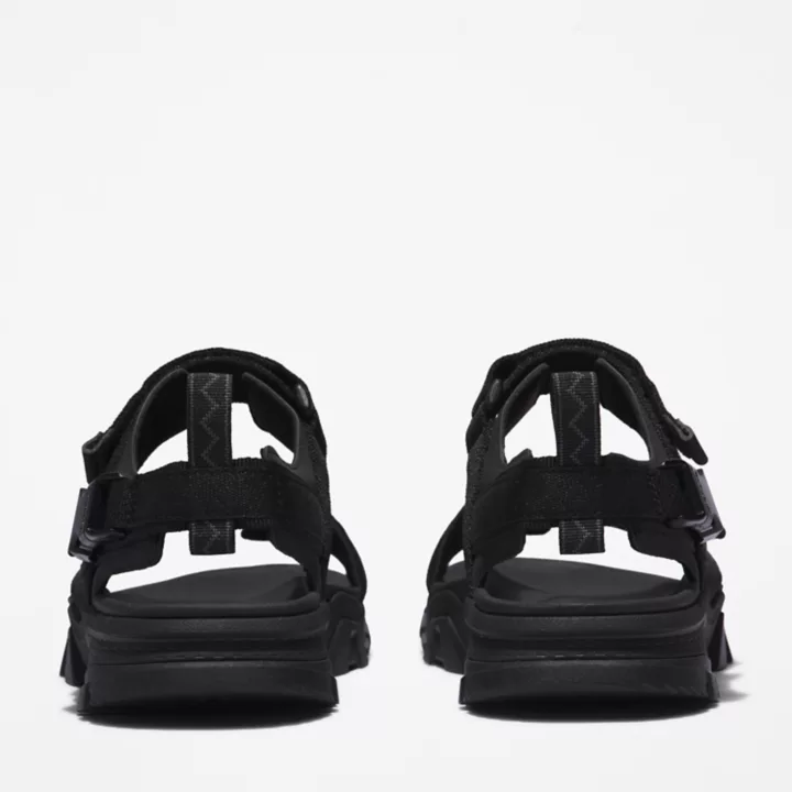 Sandale Garrison Trail à deux brides pour homme en noir