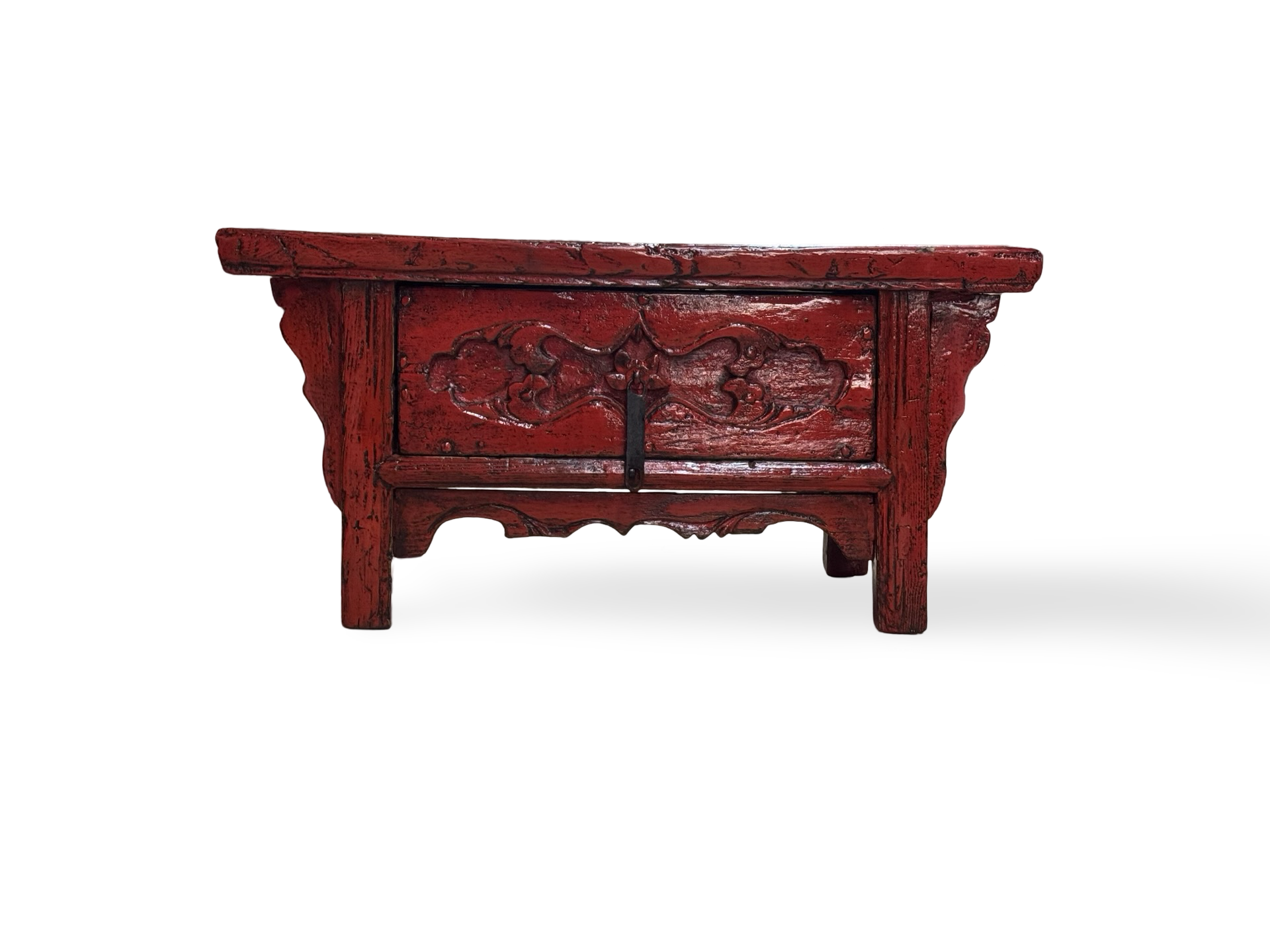 Spaanse tafel rood uniek lak Spaans tafel rood uniek lak
