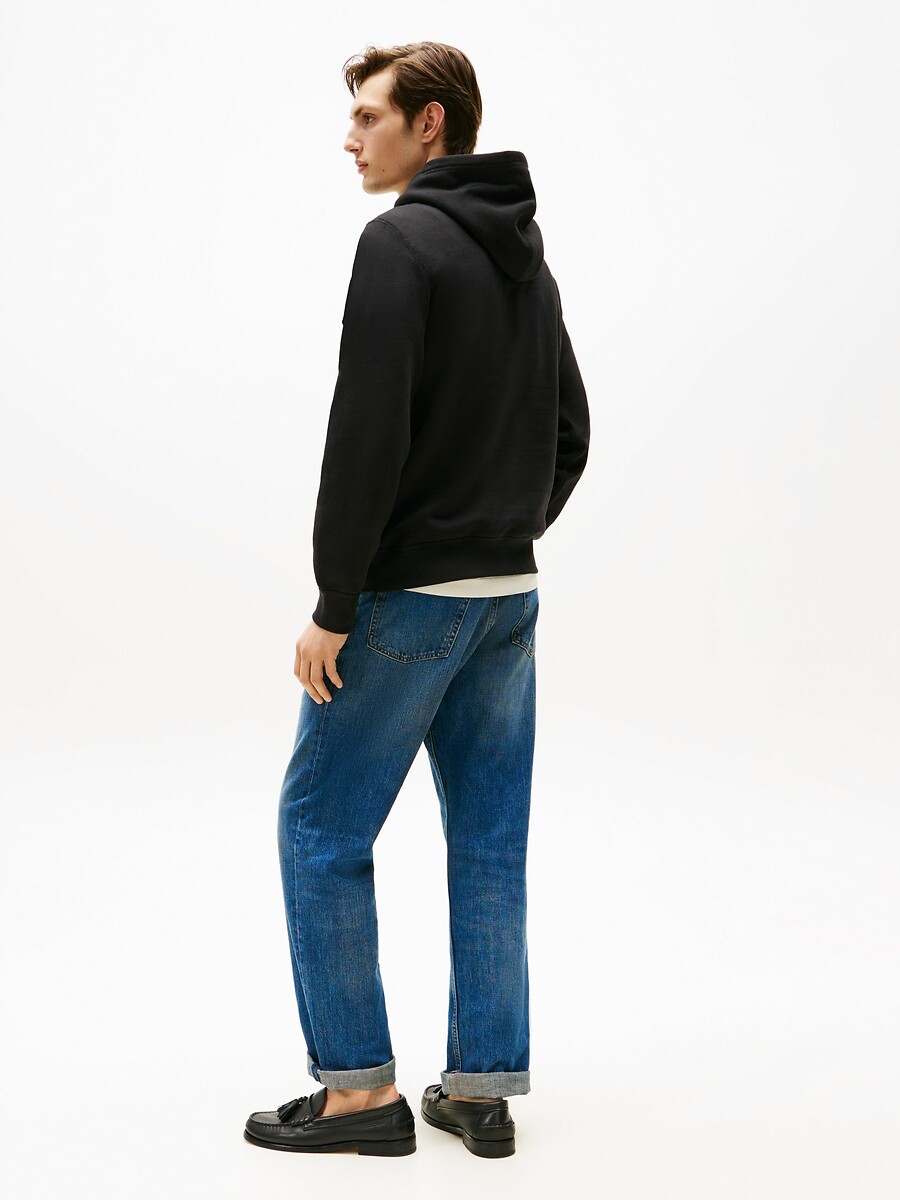 TOMMY HILFIGER<br>Moletom com capuz de gola redonda