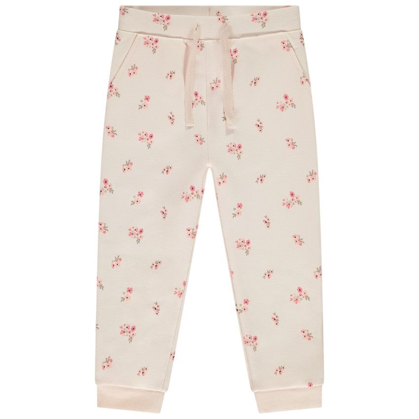 Jogging molleton imprimé fantaisie pour bébé fille - Rose