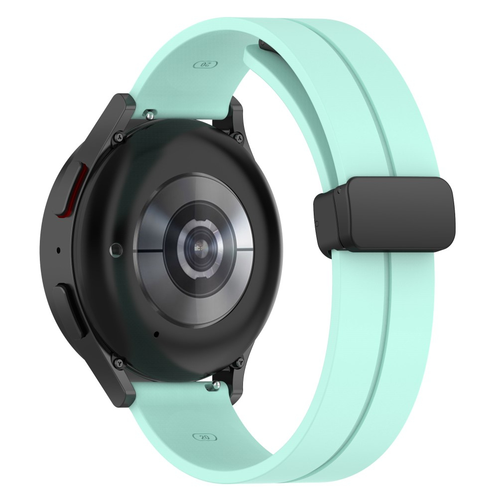 Samsung Galaxy Watch 4 (40mm) Magnet Silikon Armband Split Design (Gelenkumfang: 180 - 220mm) - Türkis