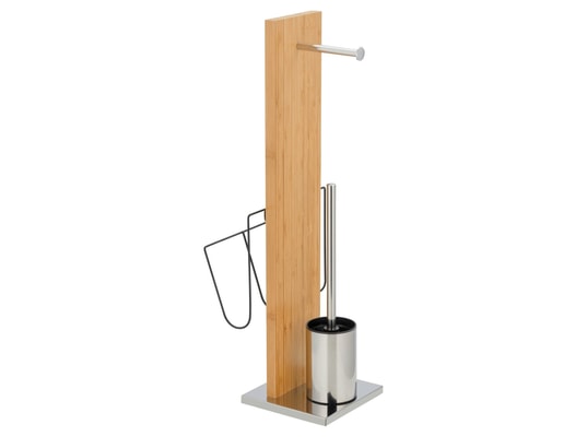 WENKO - Valet wc 3en1 design bambou portofino - h. 68m - marron
