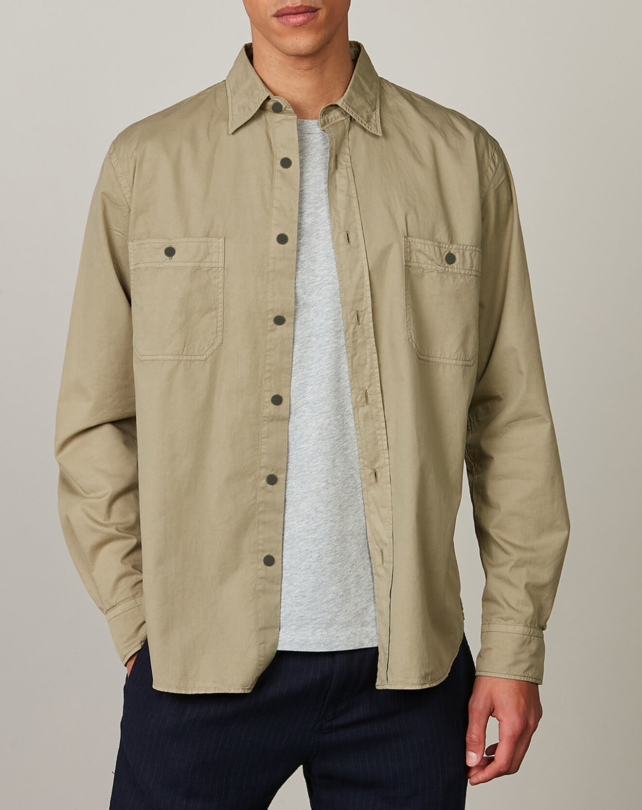 Hartford Chemise regular Pocket Pat moss
