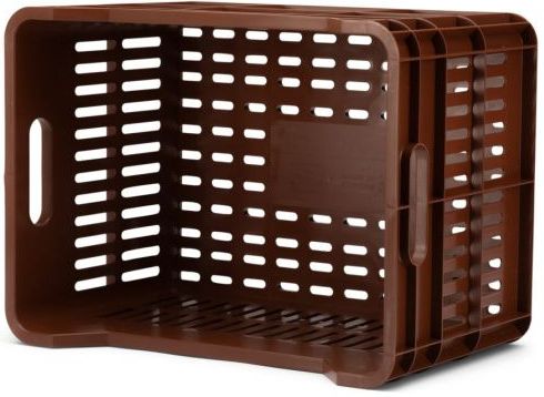 UrbanProof - Krat - Donkerbruin - Gerecycled PP - Inhoud 30L