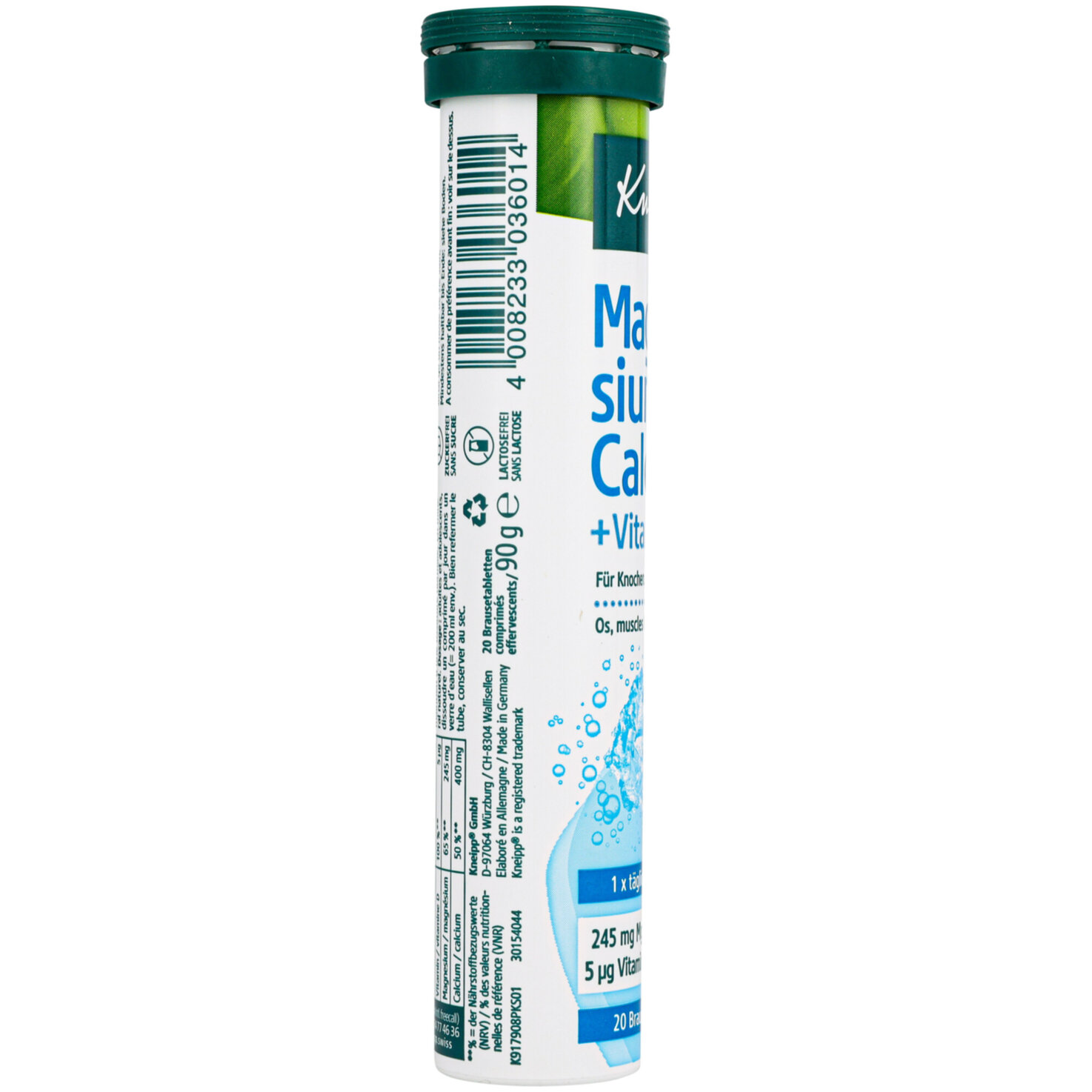 Kneipp Magnesium + Calcium + Vitamin D3 20 Brausetabletten