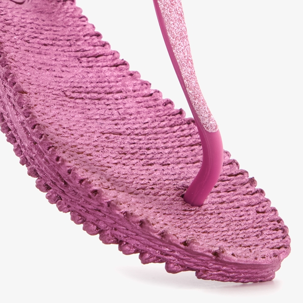 Supercracks meisjes teenslippers hielbandje roze