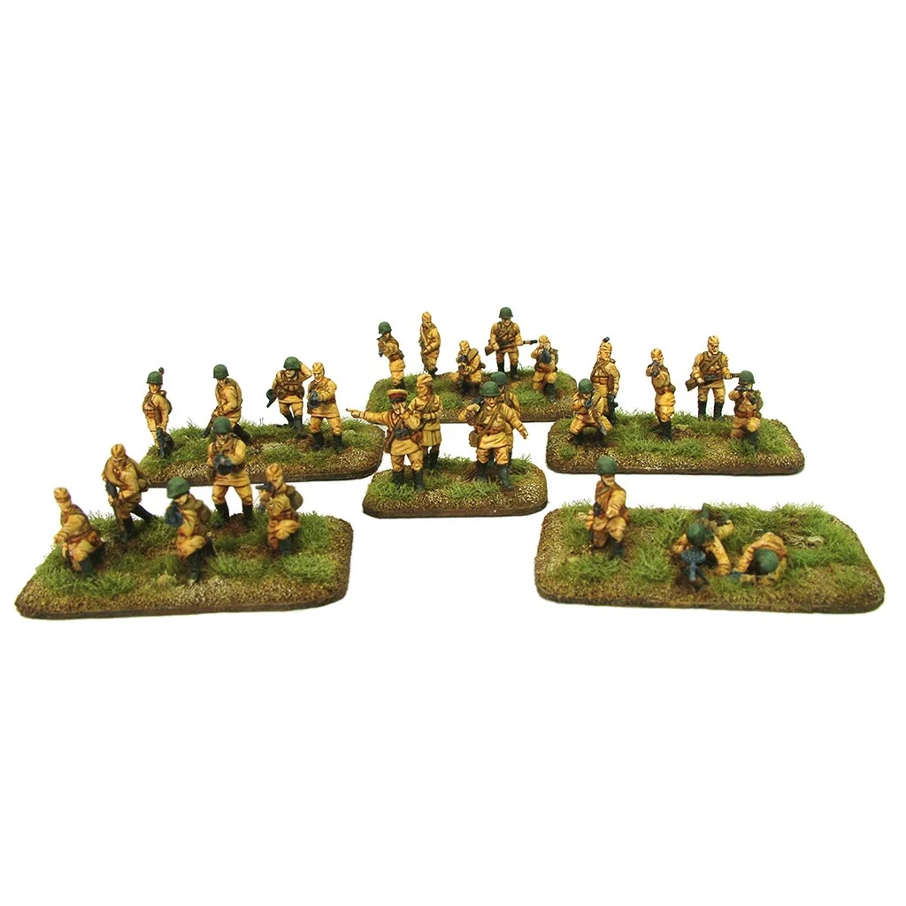 15mm WW2 Russian Infantry in Summer Uniform