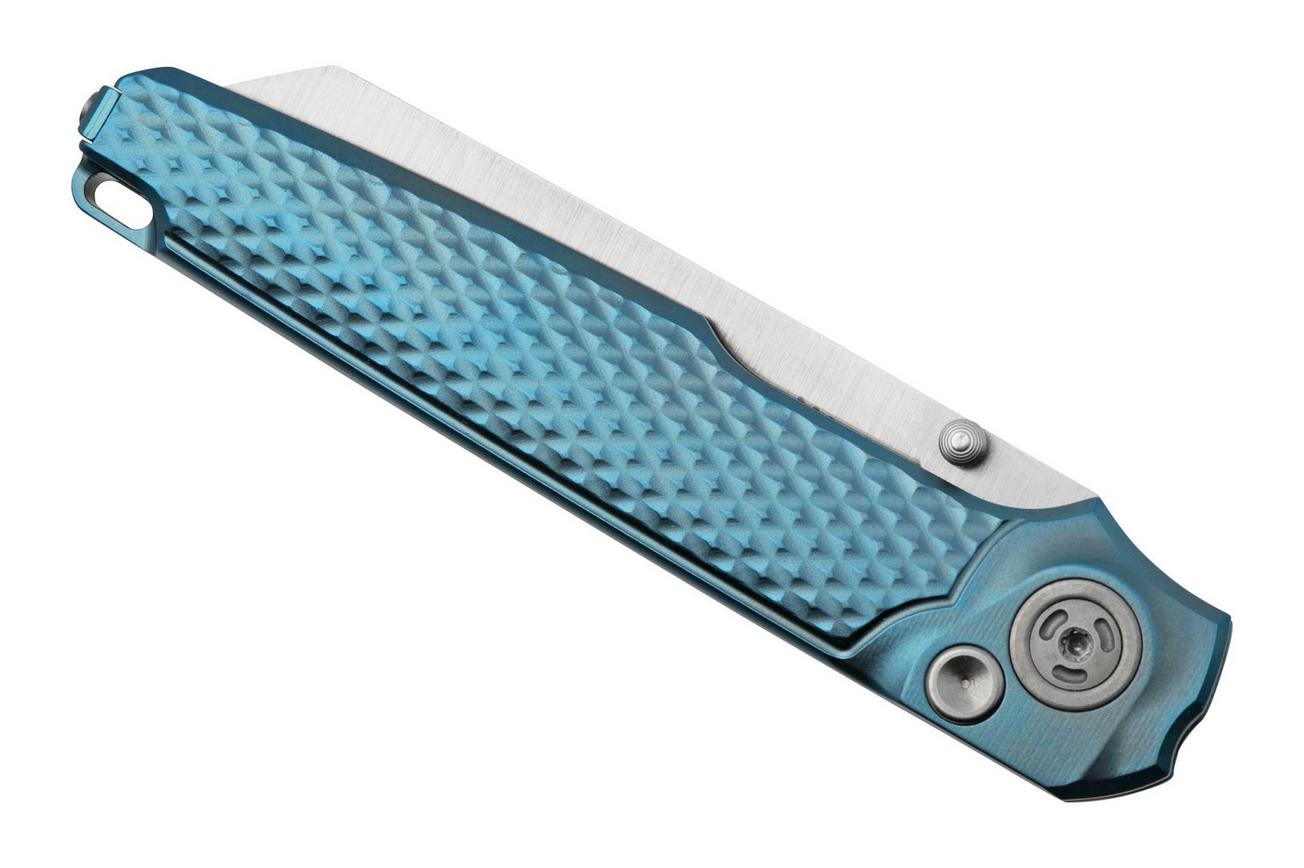 MKM Miura Blue Titanium, Satin MI-TBL zakmes, Simone Tonolli design
