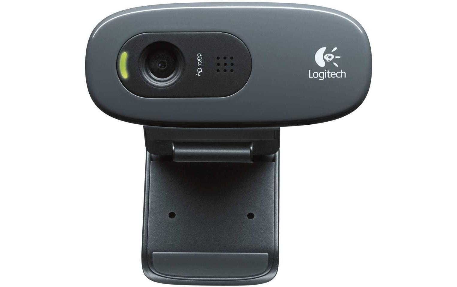 Webcam HD C270 HD 720p, BelichtungskorrekturHD-Webkamera mit Mikrofon, Rauschunterdrückung und Universalhalterung
