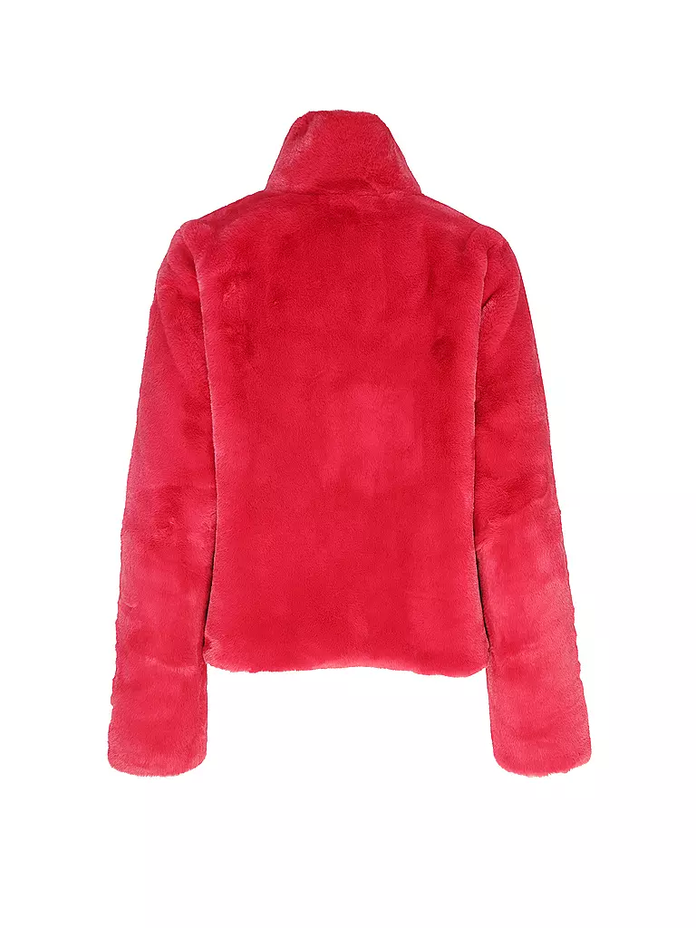 RINO&PELLE Jacke in Felloptik VIE rot