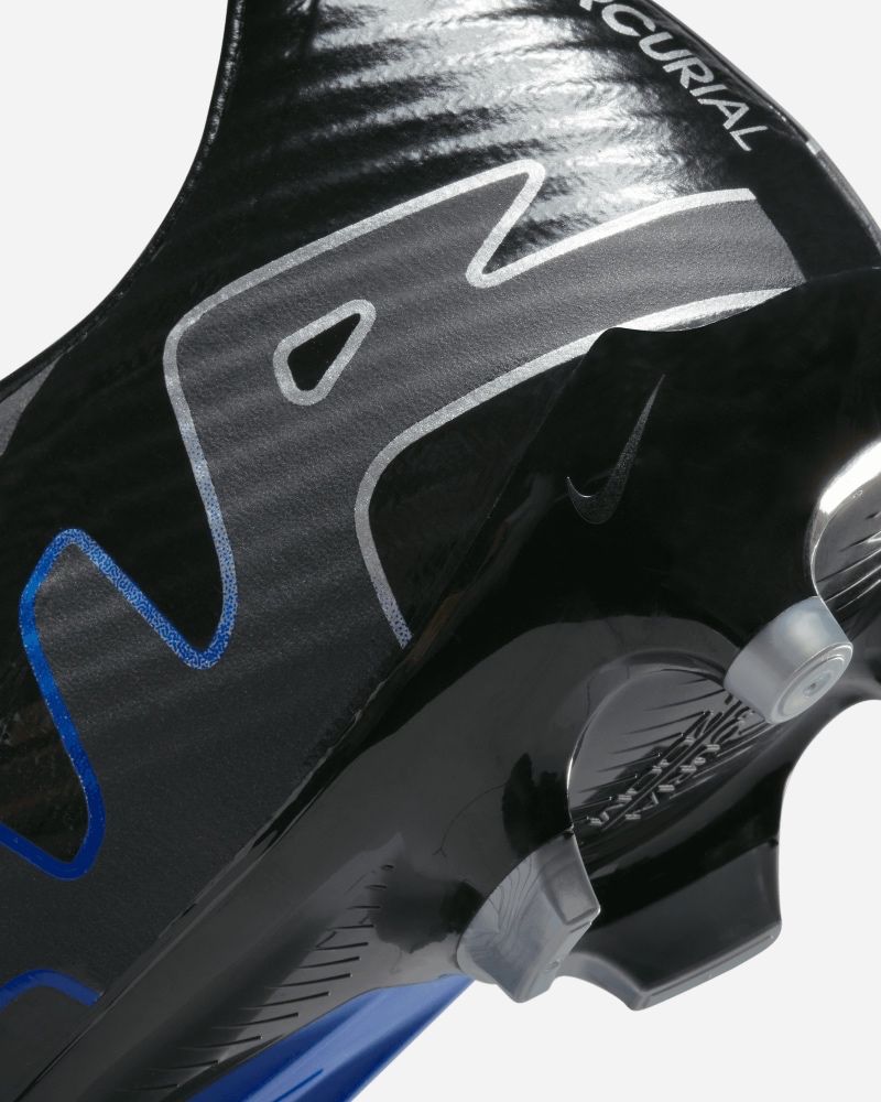 Chaussures de football Nike Mercurial Vapor 15 Academy MG Noir & Bleu pour homme