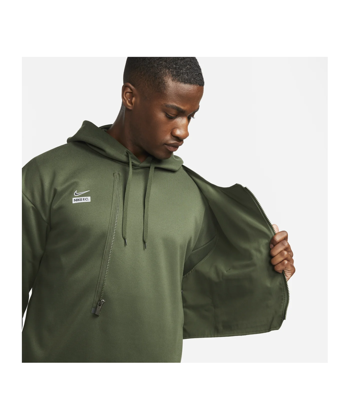 Nike Dri-FIT FC Hoody Grün F335