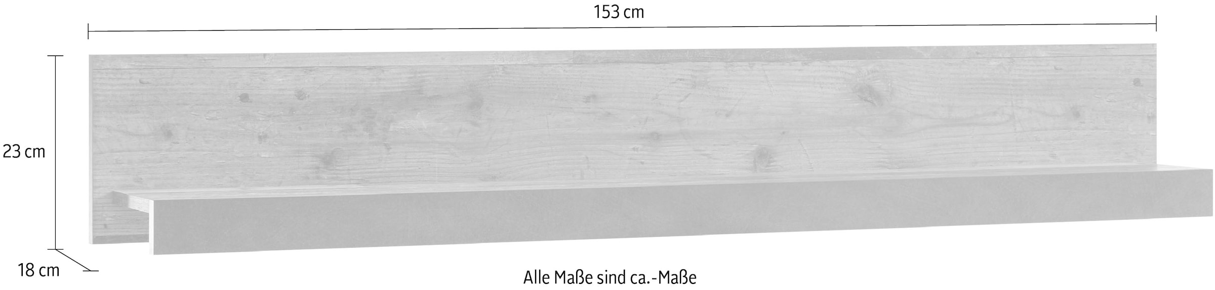 Home affaire Wandregal »BROOKLYN« Breite ca. 153 cm