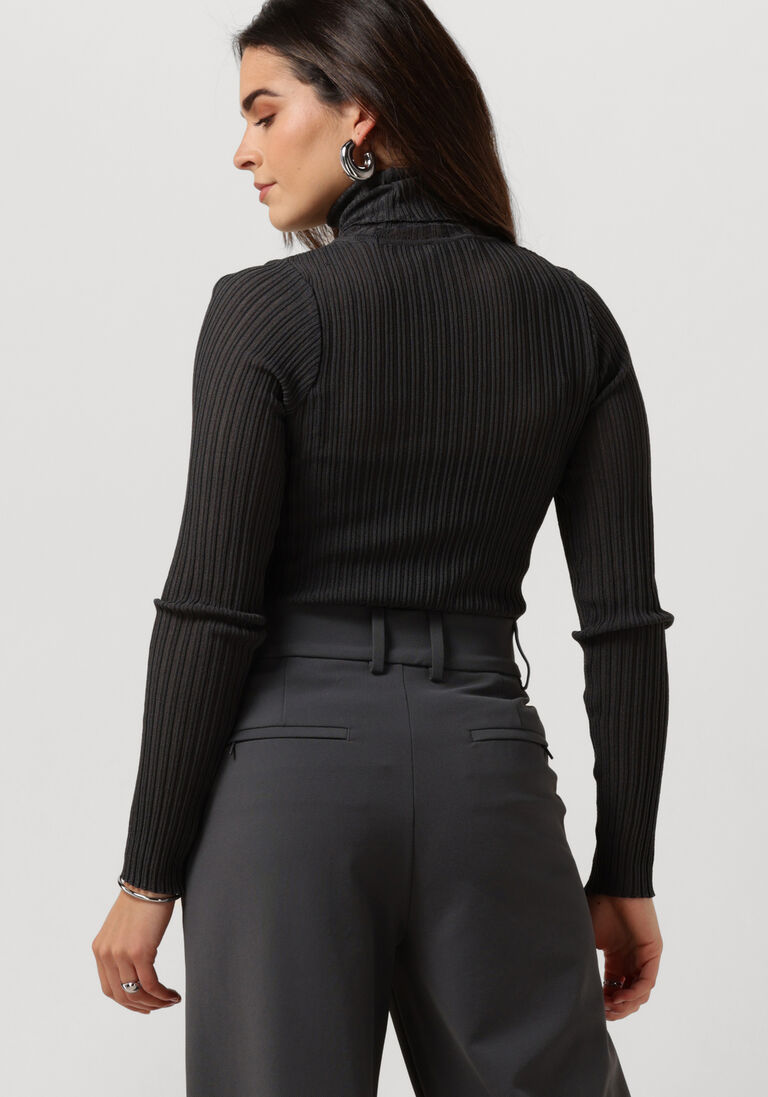 VANILIA grijze vanilia coltrui fitted rib coltrui
