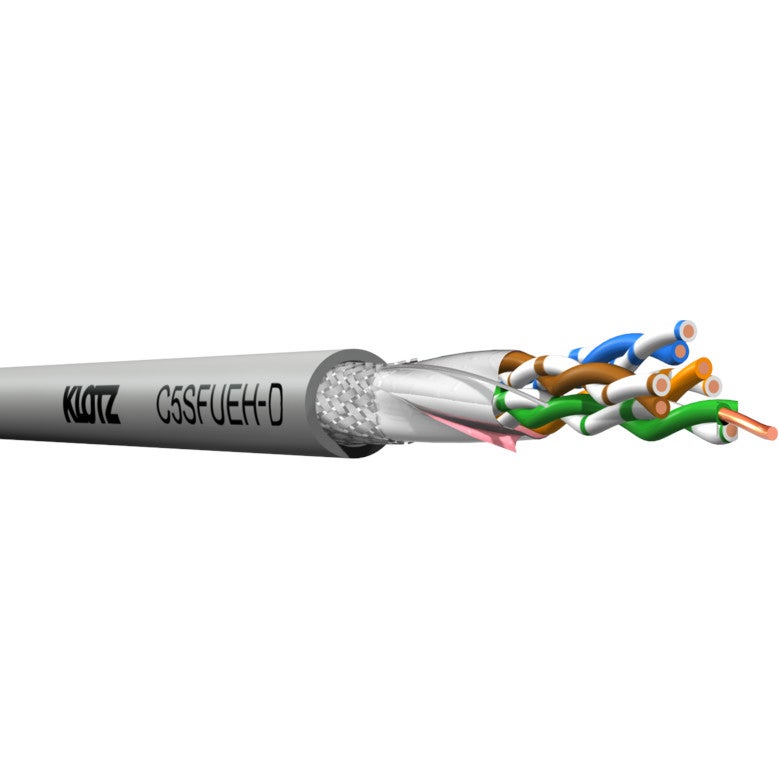 Klotz ELA108H-D.200 speakerkabel, 2x 0.5 mm², 200 meter