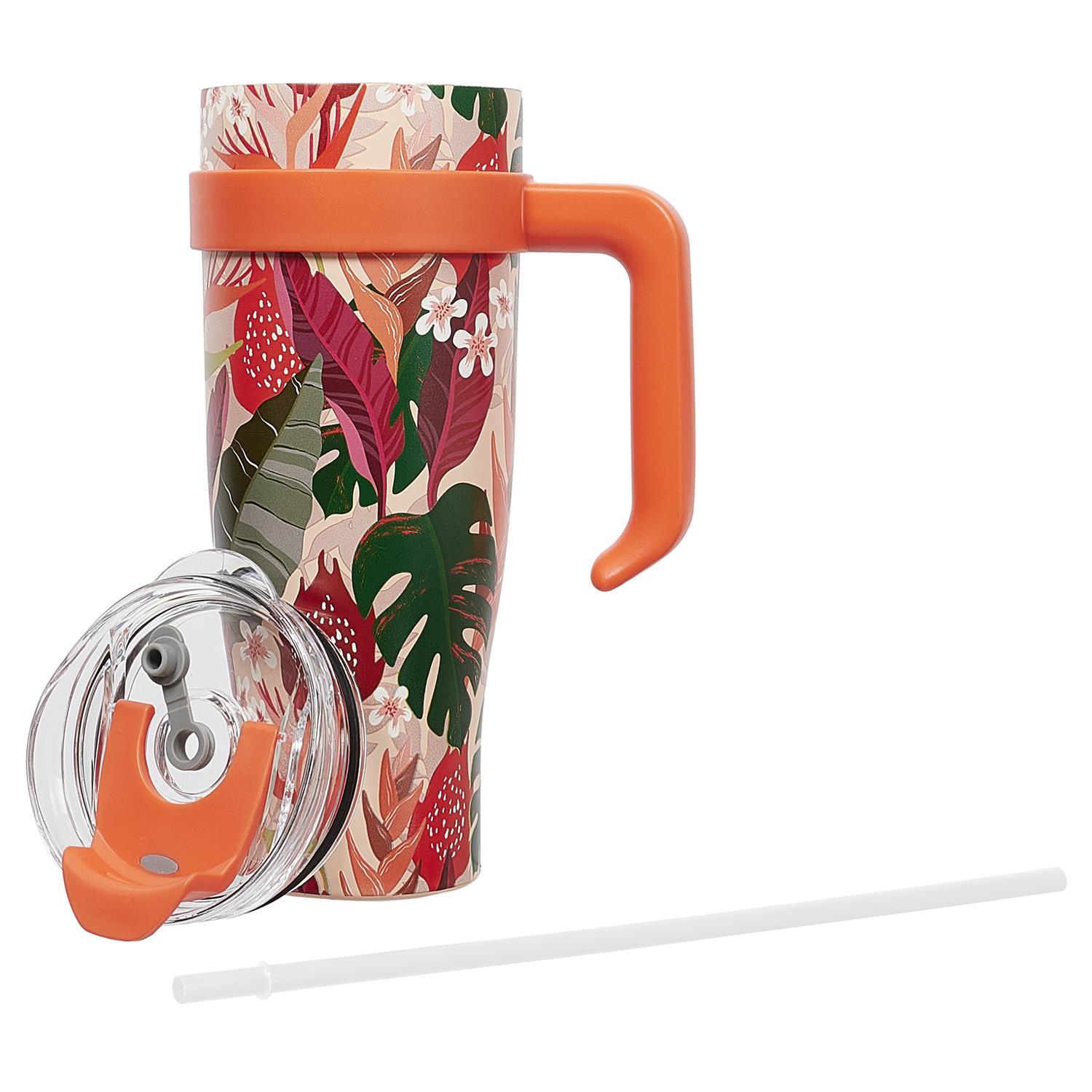 MUG TRANSPORT MIAMI FLEURS TROPICALES 1.2L