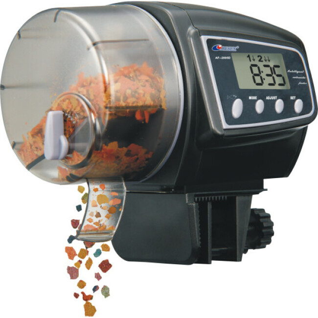Distributeur automatique de nourriture pour poissons Flamingo