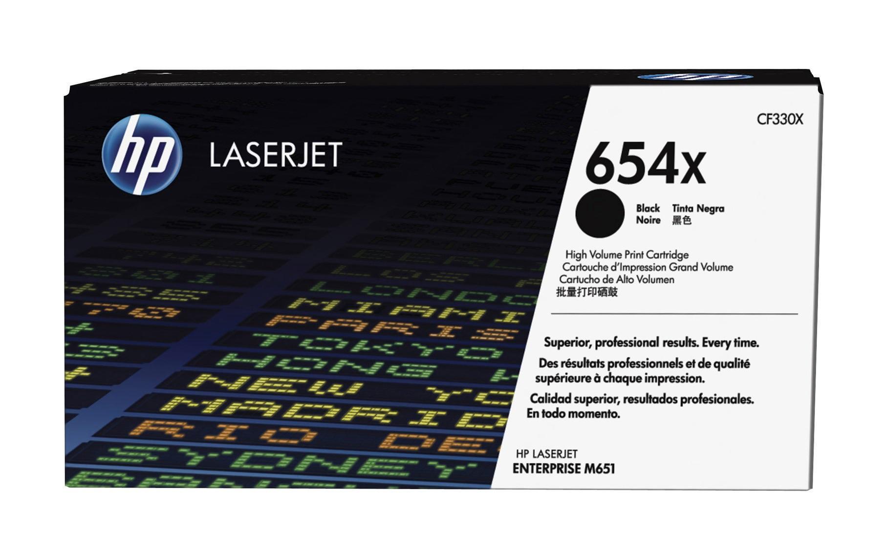 Toner Nr. 654X (CF330X) Black<br>Tonerkartusche