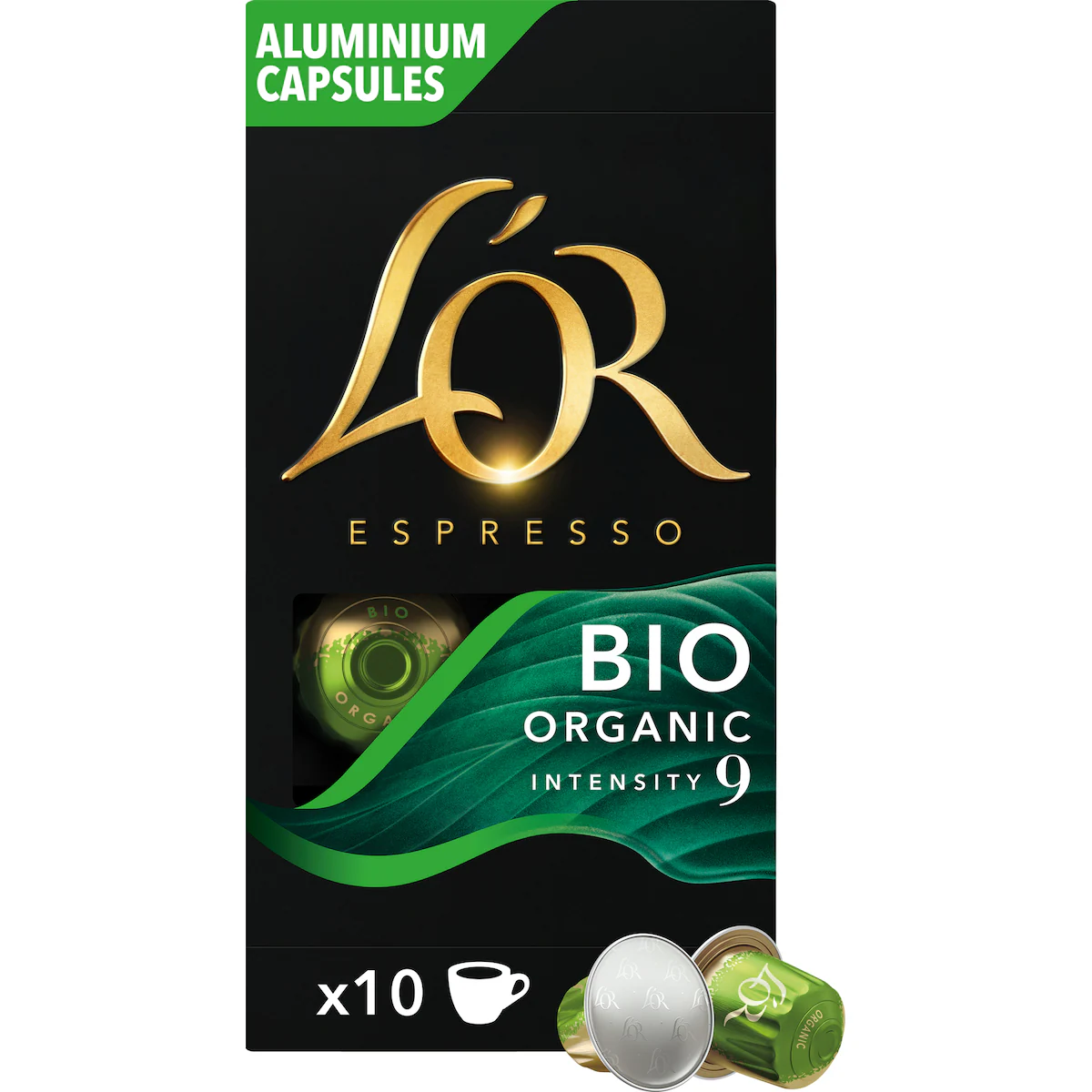 L Or Organic kaffekapsler (10-pk)