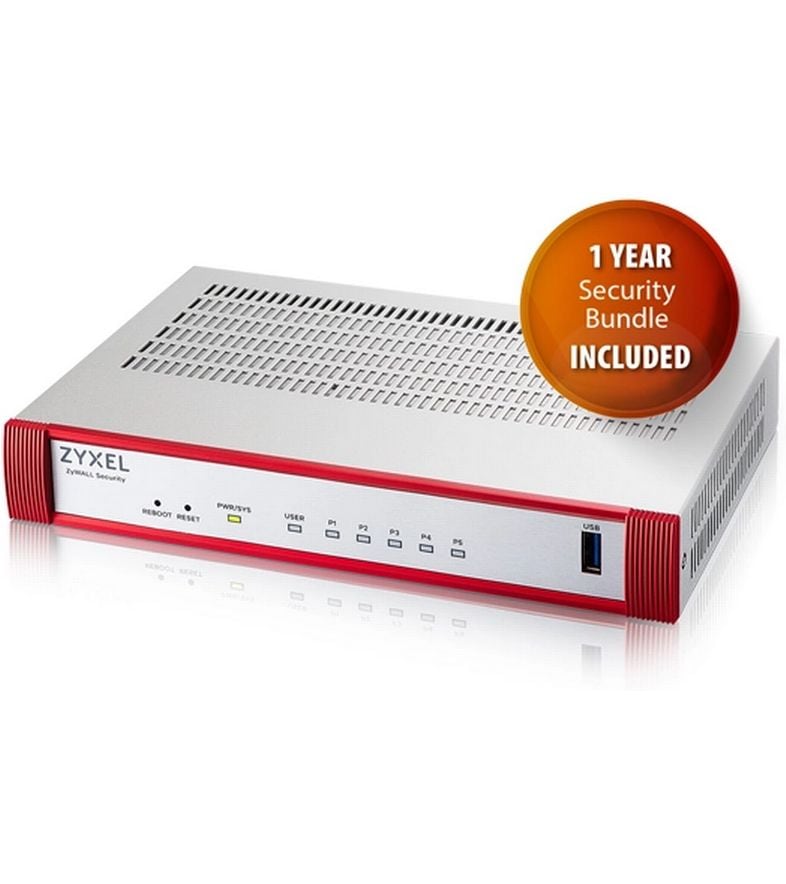 Zyxel Firewall USG FLEX 50H und 1 Jahr Gold Security Bundle High Performance Firewall
