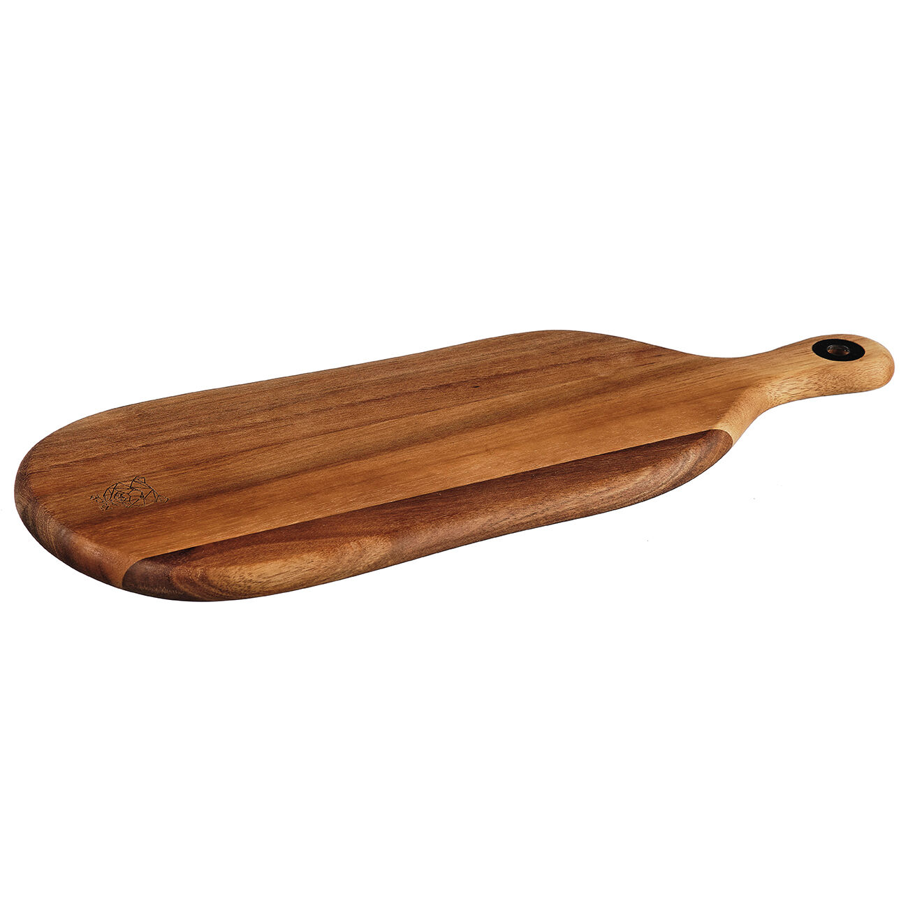 Bjorn Planche à découper en bois d'acacia Freja bois vernis - 41x16x1 cm