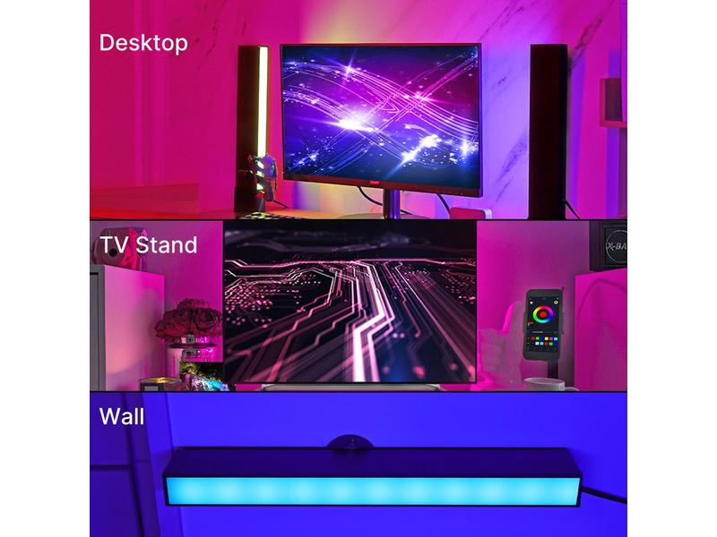 VIJIM Videoleuchte GL01 Smart Ambiance RGB Hintergrundbeleuchtung
