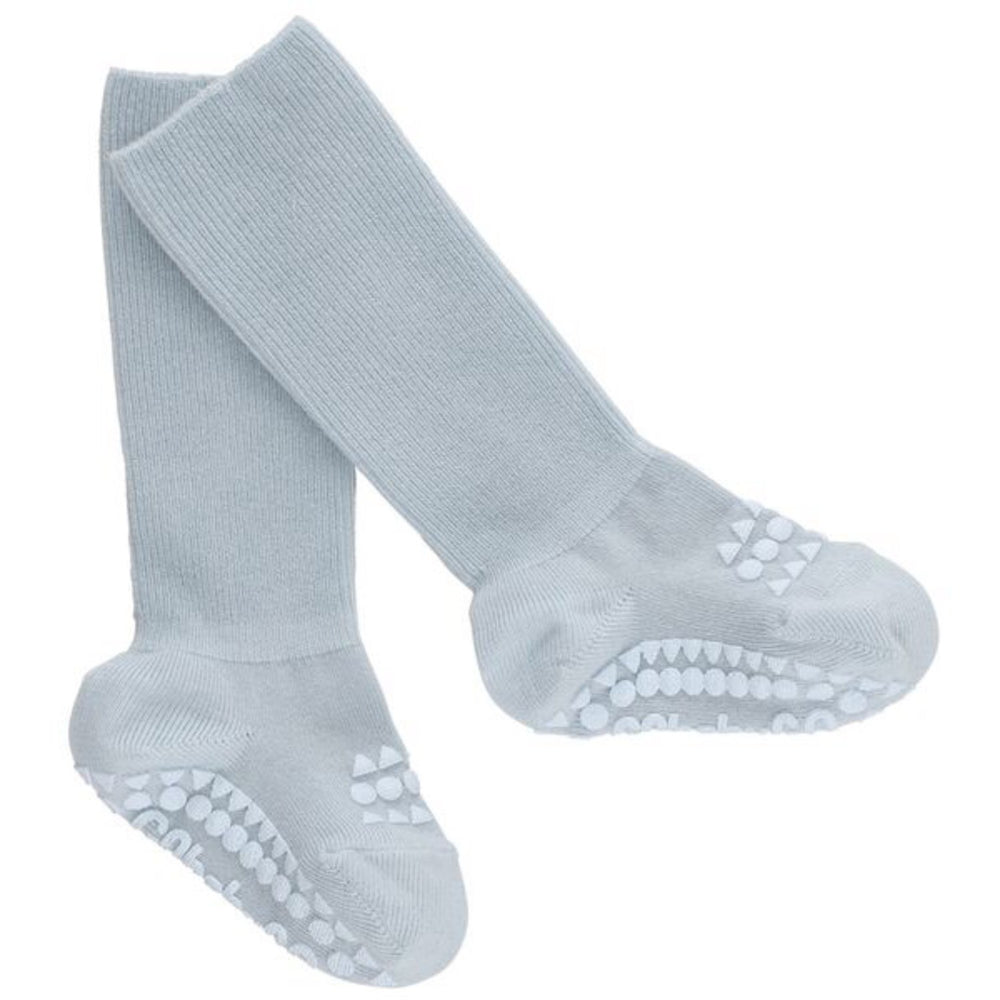 Køb Gobabygo Sky Blue Non-Slip Strømper Bambus