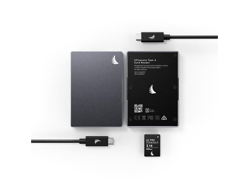 Angelbird Card Reader Extern CFexpress Type A CFexpress Typ A Kartenleser für schnelle Übertragungen und sichere Firmware-Updates