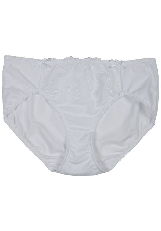 Truser med broderi 2 pk