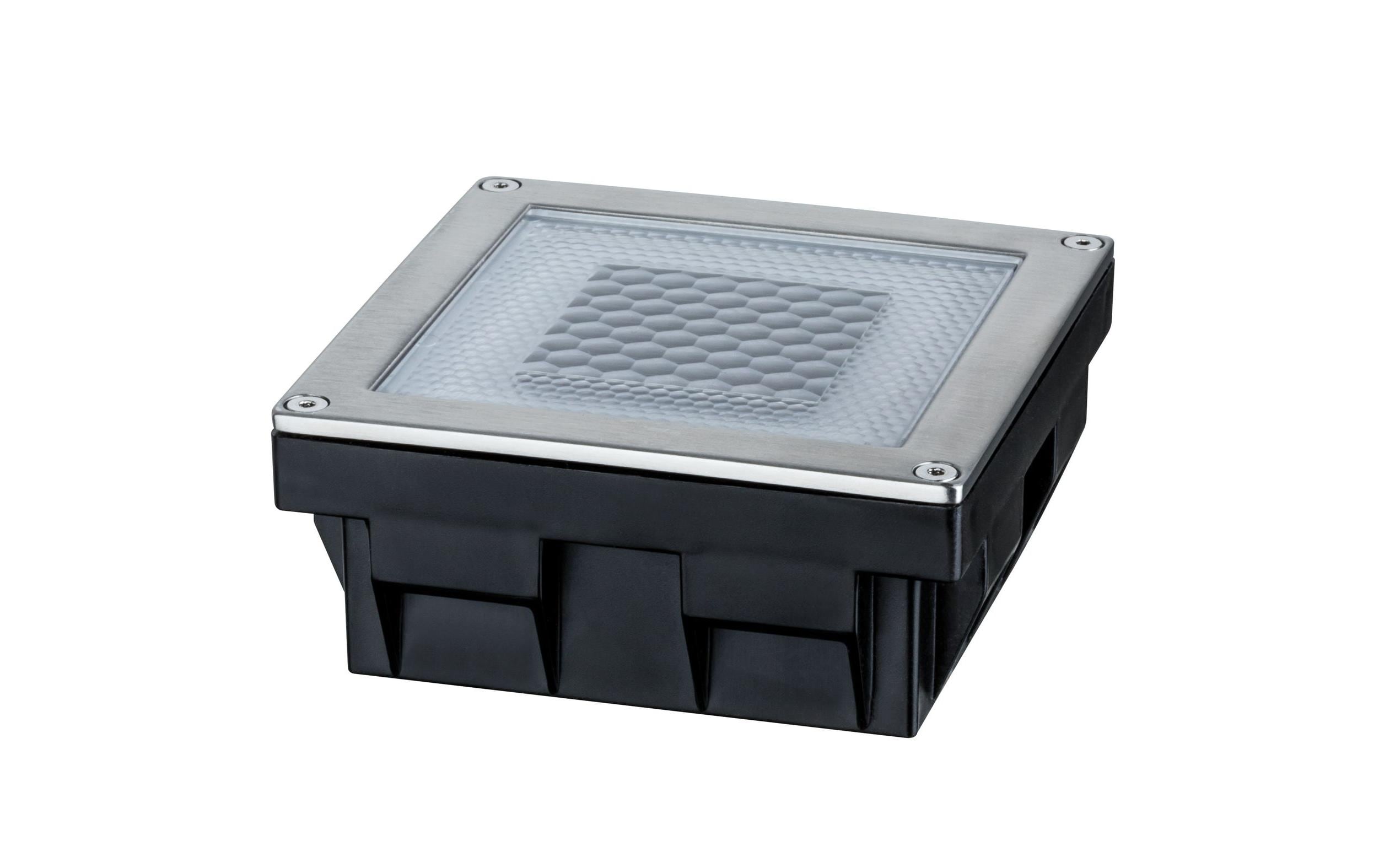 Wegeleuchte LED Solar Cube, 0.24W, 2700K, EdelstahlLED Bodeneinbauleuchte