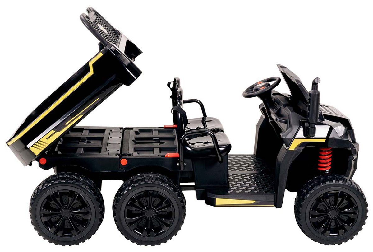 Actionbikes Motors Carrinho Elétrico Infantil A730 UTV, capacidade de carga de 60 kg (2 peças), com controle remoto, entradas USB e AUX, partida suave e frenagem automática.