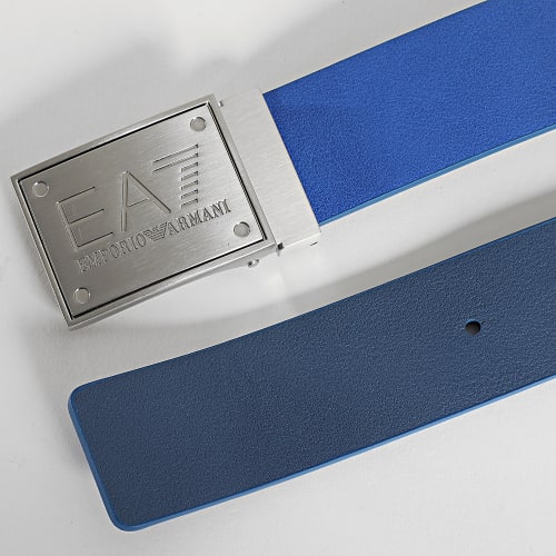 Ceinture Réversible 245524 8A693 Bleu Marine Bleu Roi