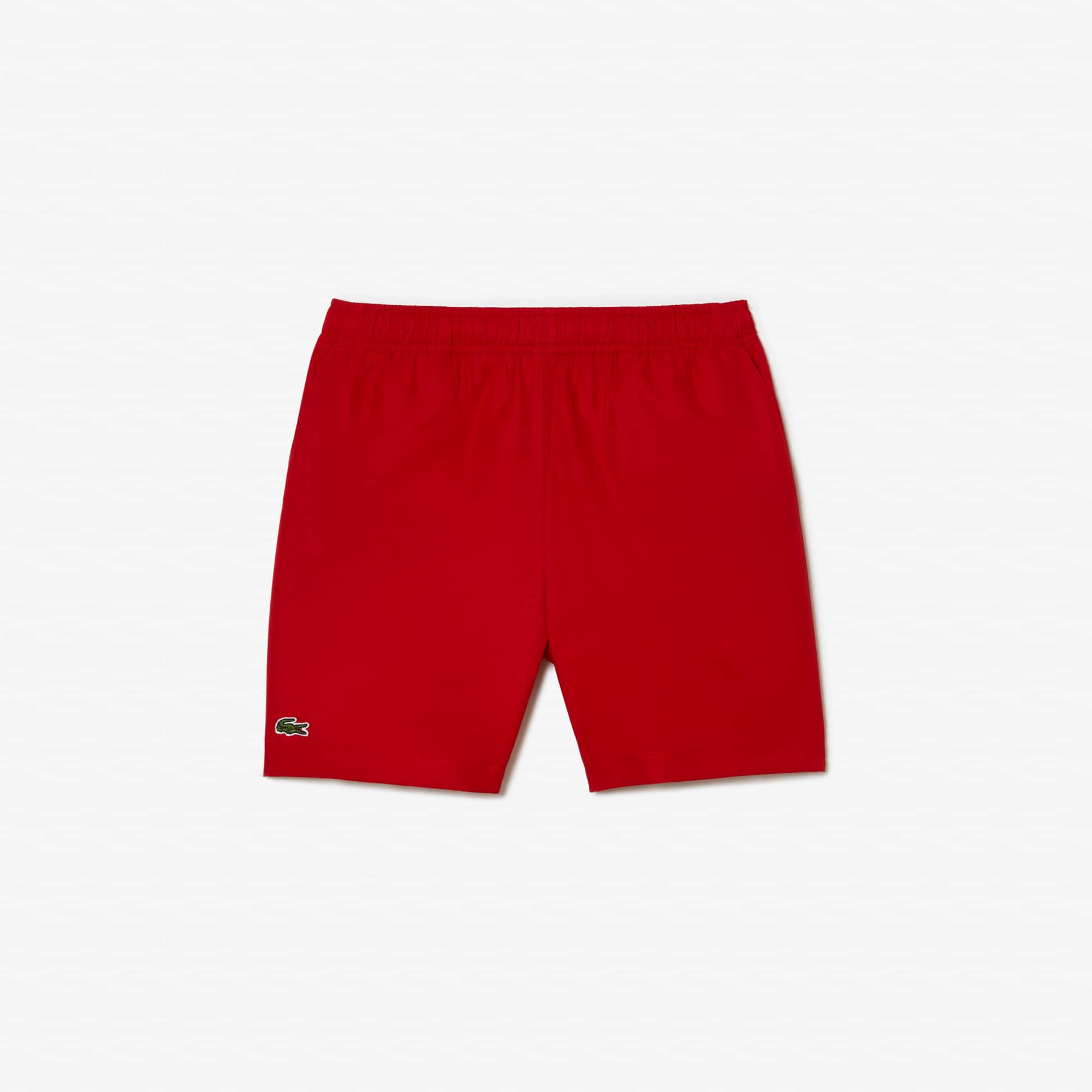 Short garçon Lacoste SPORT en taffetas diamanté Pantalons & Shorts - Rouge - Lacoste - Garçon