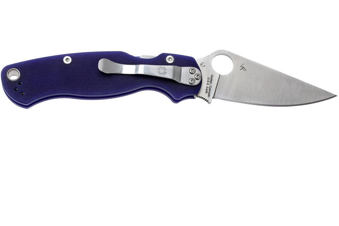 Spyderco Paramilitary 2 S110V Dark Blue C81GPDBL2 zakmes