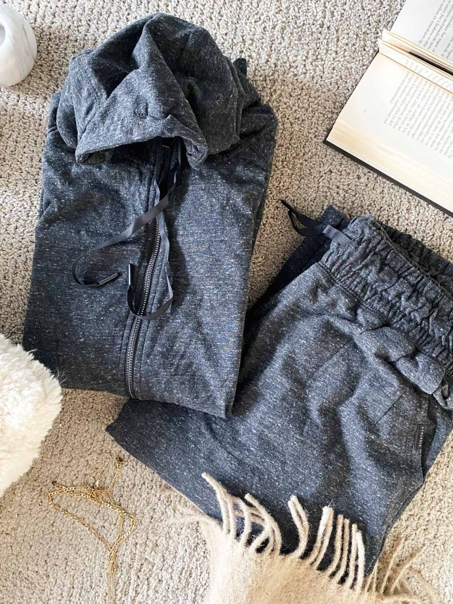 Chestine Melange Sweat Hoody