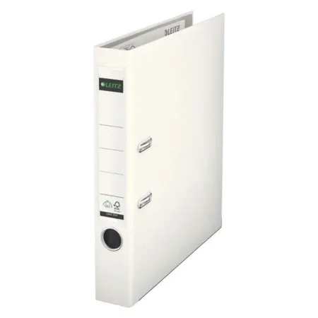 Leitz Qualitäts-Ordner 180° Plastik A4, 52mm schmal, weiss