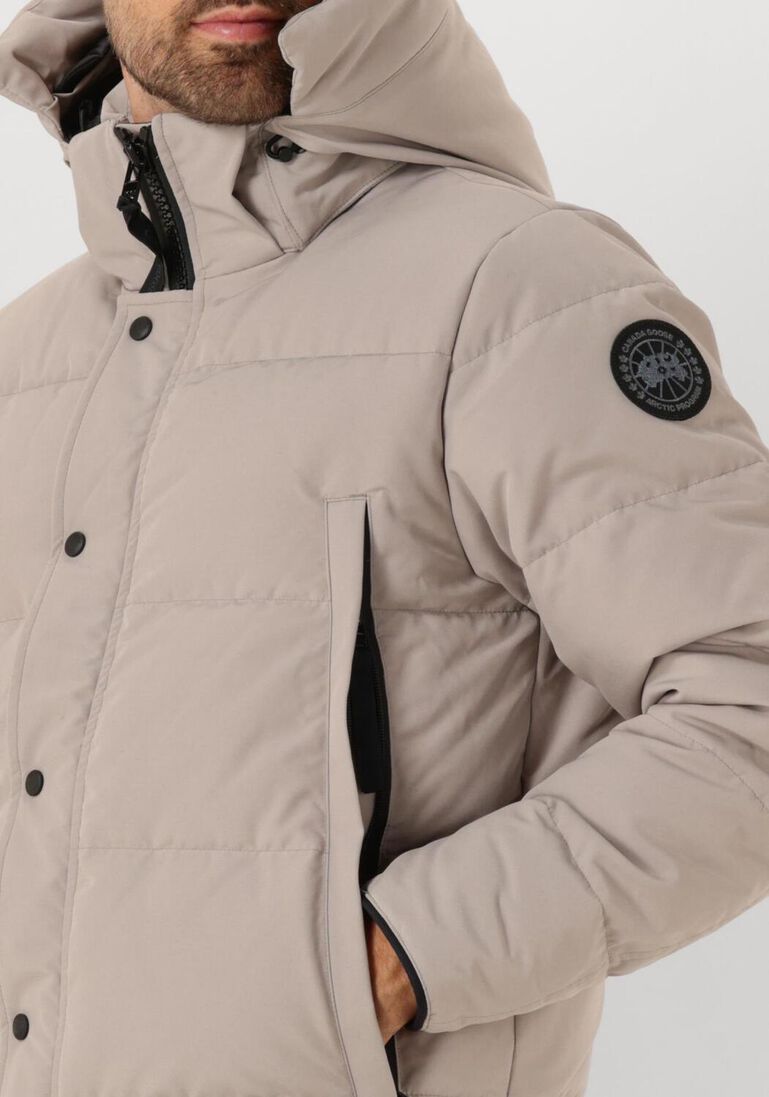 zand canada goose gewatteerde jas wyndham parka cr black label